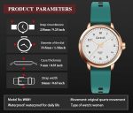 Fashion Quartz Wrist Watch, Waterproof Analog Display, Rubber Silicone Bands, Easy Read Dial, Casual Sport Style Minimalist Watch for Women Ladies Teachers Students - Image 2