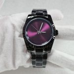 Men Watch 39mm Vintage No logo Dial Retro Business Luxury Sapphire NH35 Automatic Mechanical Carving Fluted Bezel Men Watch - Image 4