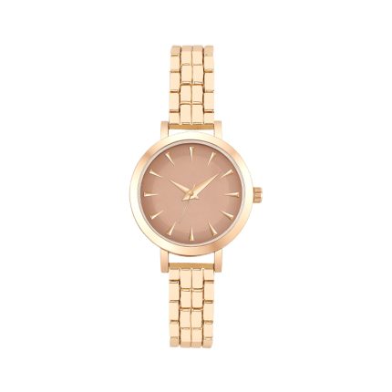 Low Cost Custom Women's Quartz Watch | Round Alloy Strap. Minimalist Style for Wholesale Suppliers